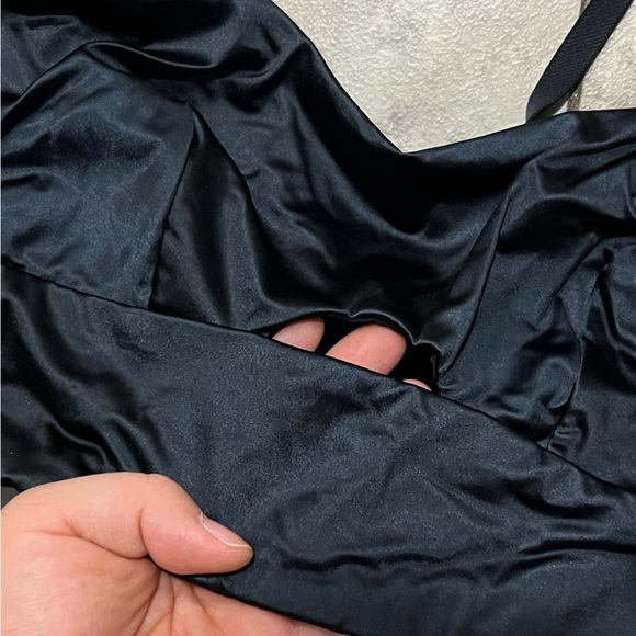 Target black boneless peep-hole lounge bra - Picture 4 of 4